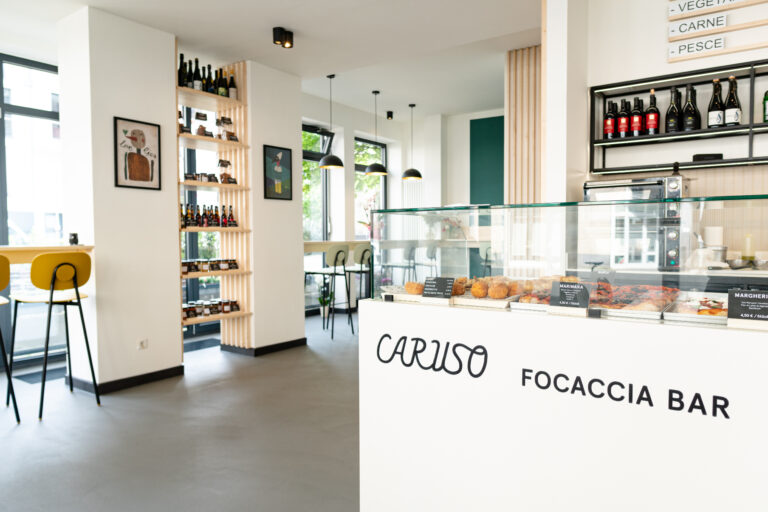 Die CARUSO Focaccia Bar öffnet ab Januar auch montags für euch!